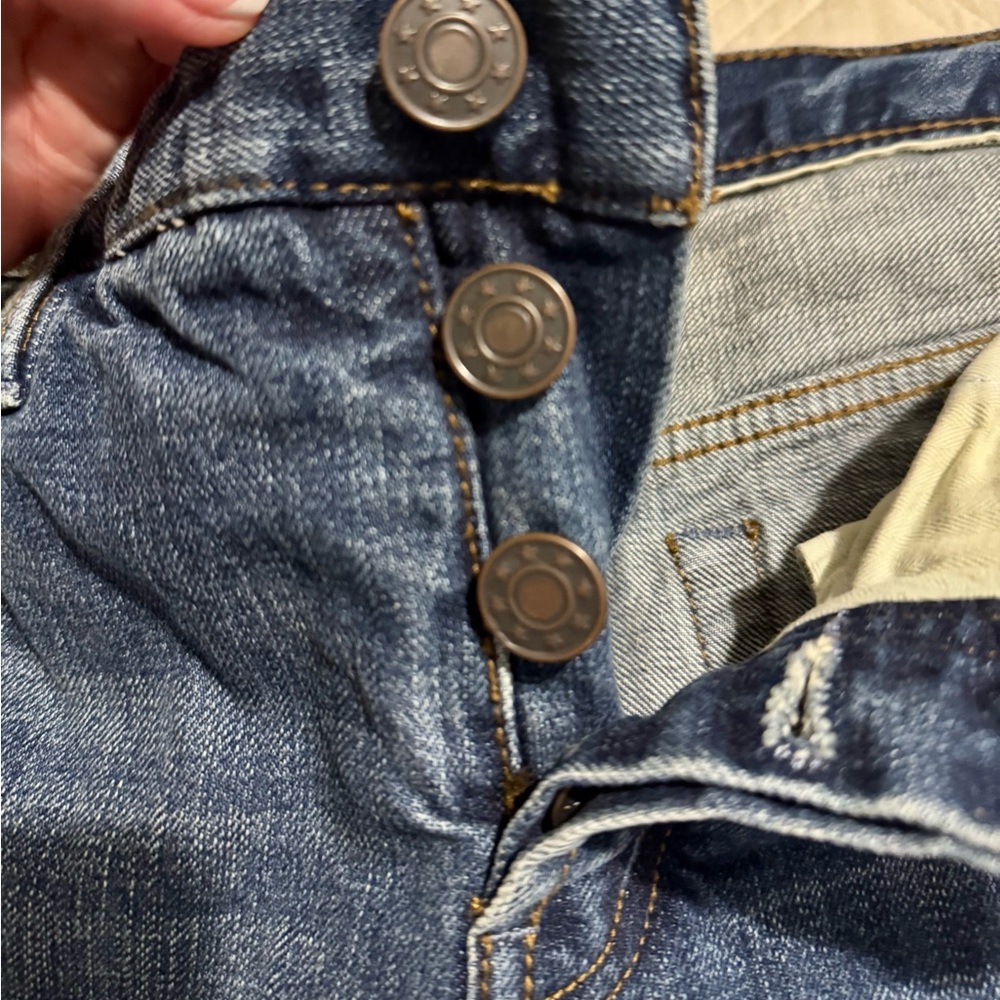 ❤️Free People Dark Wash Wide Leg Jeans-Great condition! - Picture 3 of 7